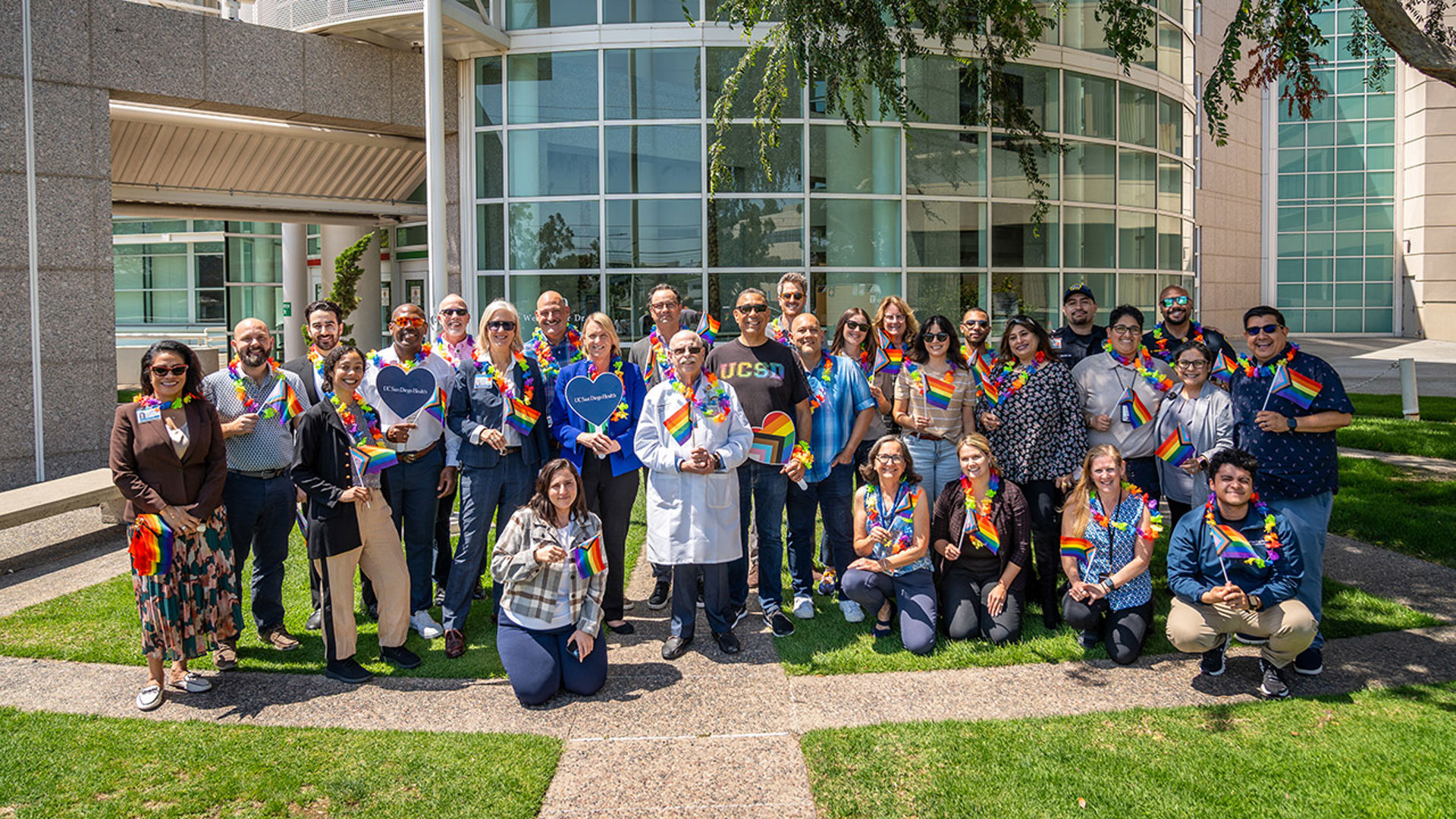 Dr. Moore, Patty Maysent and staff