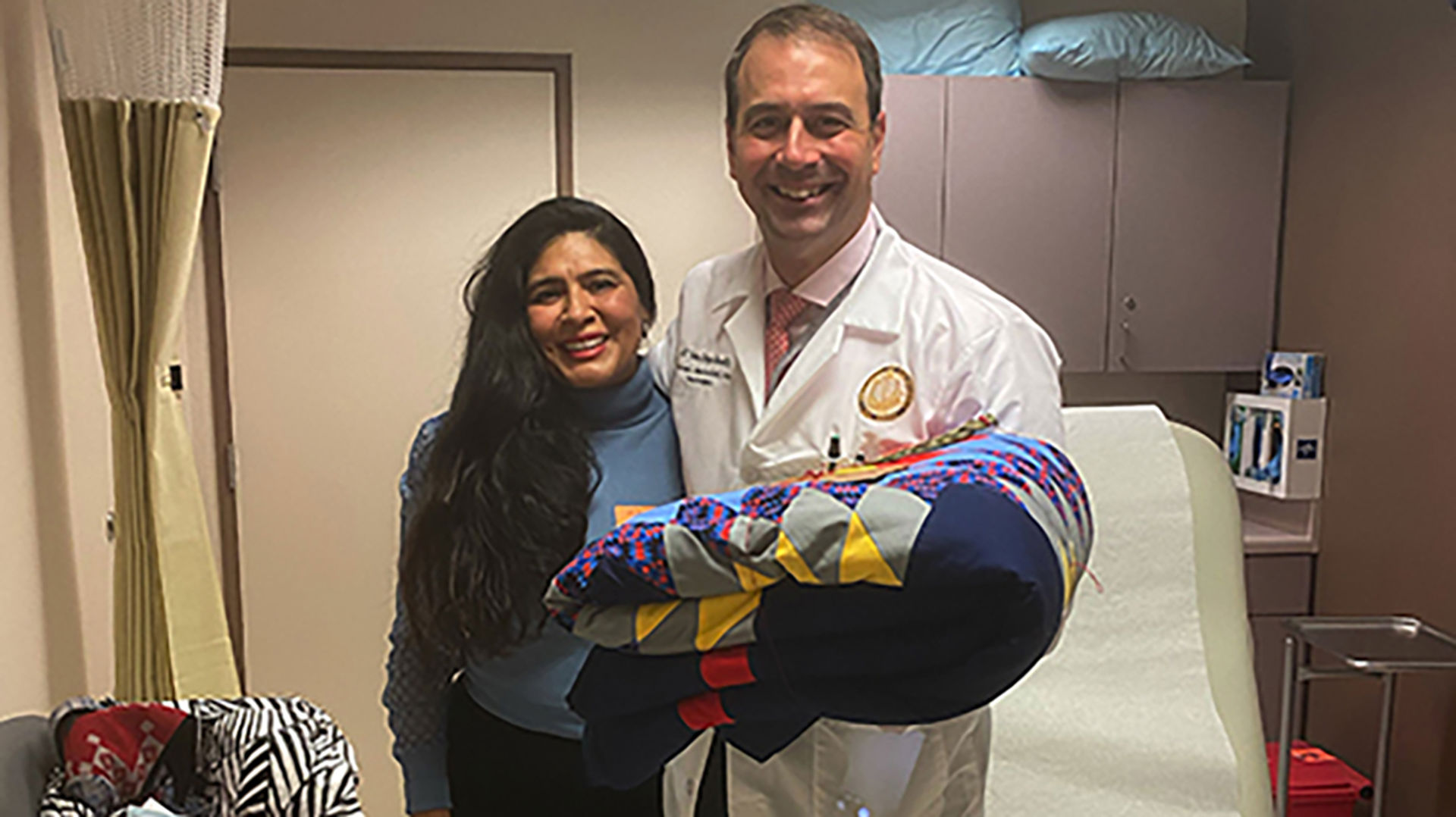 Iris Ruvalcaba with Dr. Beaumont