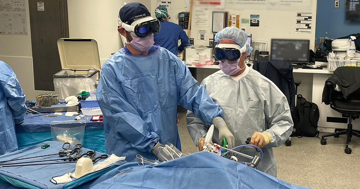 Clinical Trial Evaluates Spatial Computing App on Apple Vision Pro in Operating Room