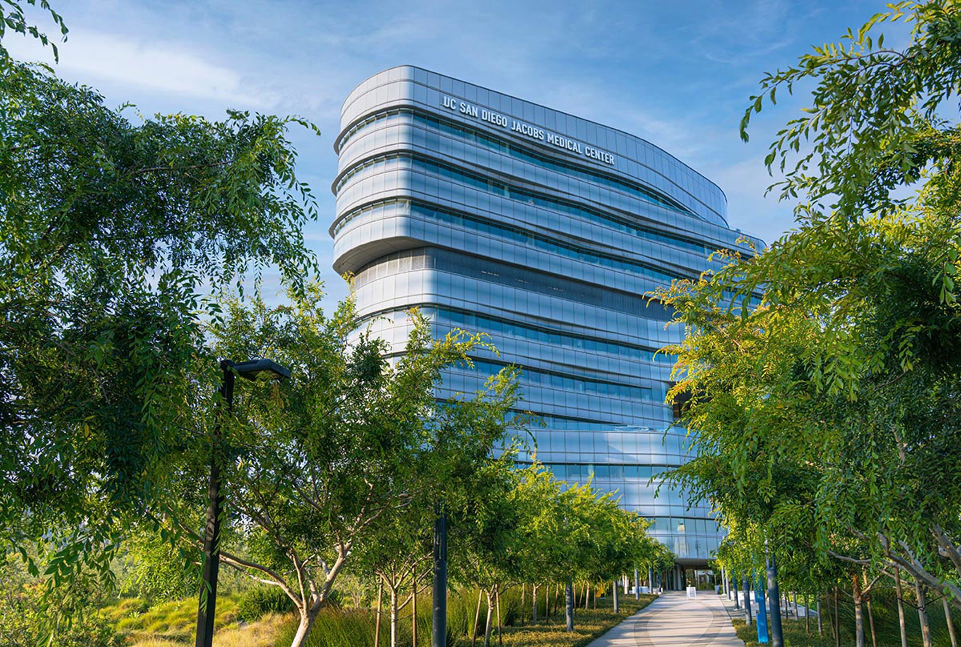 Exterior of the Jacobs Medical Center in La Jolla