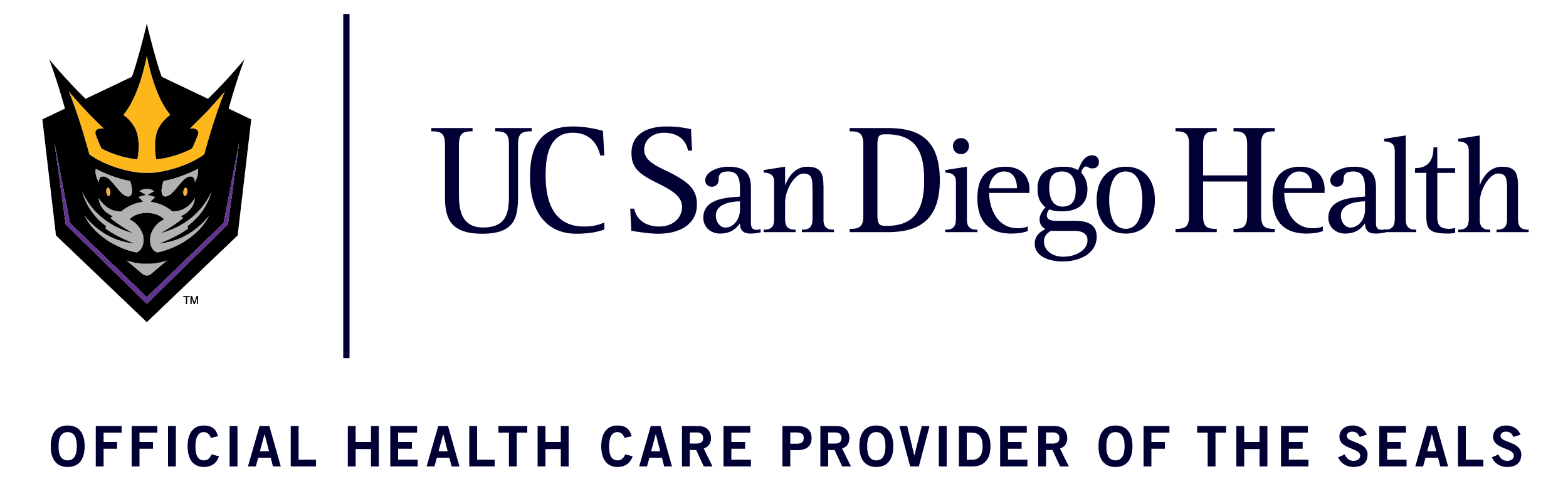UC San Diego Health Official Health Care Provider of the Seals logo 