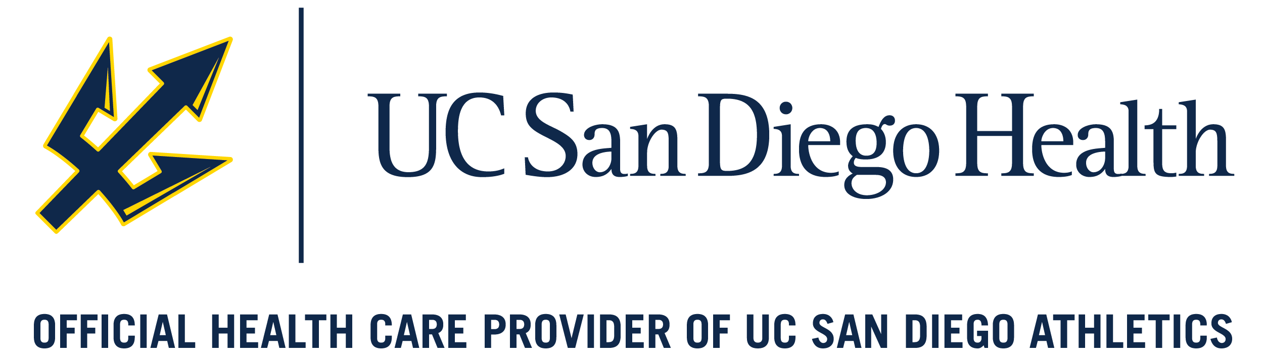 UC San Diego Health Official Health Care Provider of UC San Diego Tritons logo